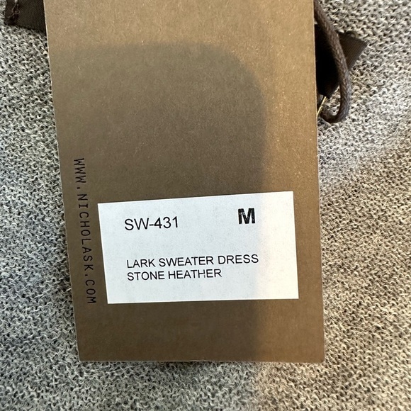Nicholas K X Free People Lark Sweater Dress Alpaca Size Medium NWT - Picture 7 of 15